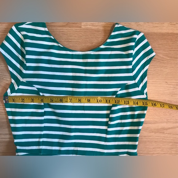 Old navy stripped cap sleeve dress - Picture 6 of 7